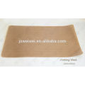 brown BBQ grill mat size can be customized different thickness complied in FDA